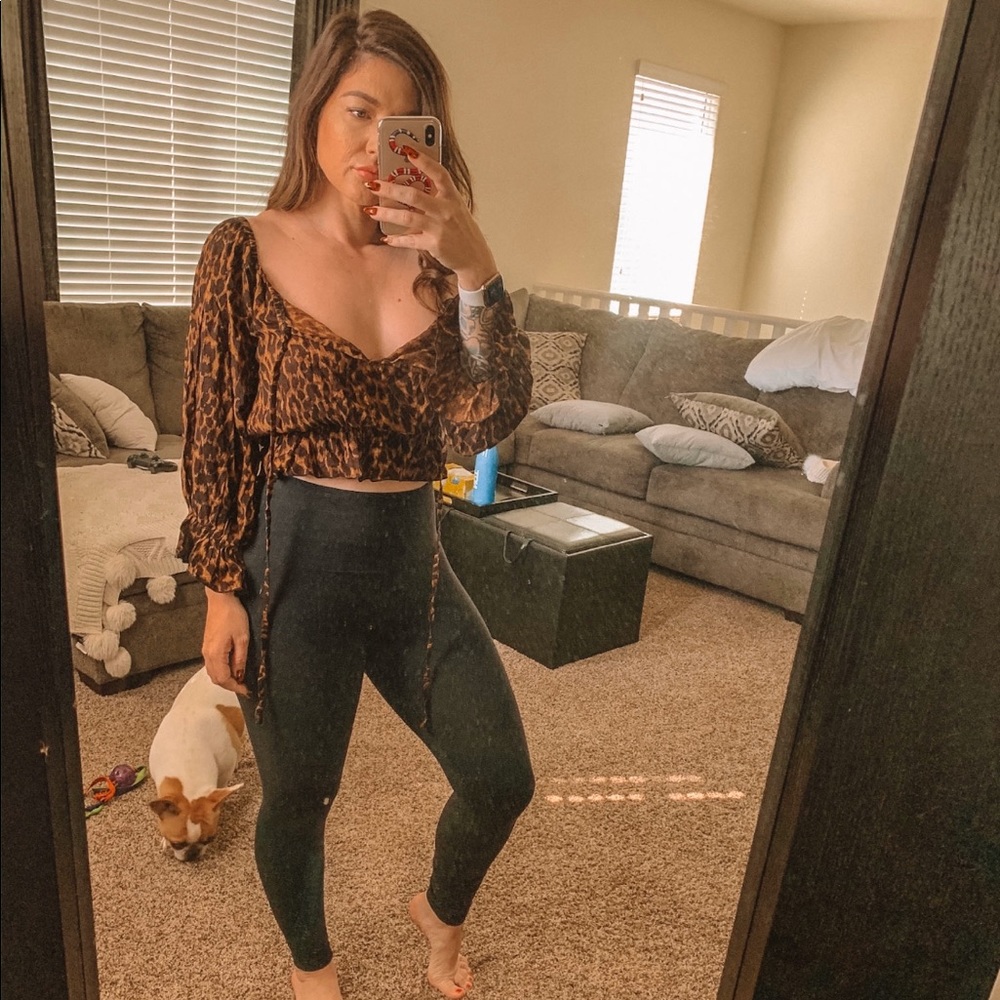 Jen’s Pirate Booty leopard top